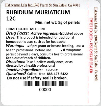 Rubidium Muriaticum 12C 5g.jpg Rubidium Muriaticum 12C 5g - Rubidium Muriaticum 12C 5g